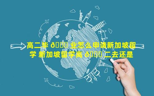 高二毕 🐈 业怎么申请新加坡留学 新加坡留学高 🐎 二去还是高三毕业去好